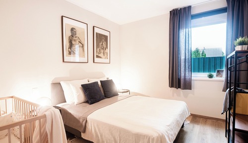 Apartamento, 2 habitaciones, vistas al jardín