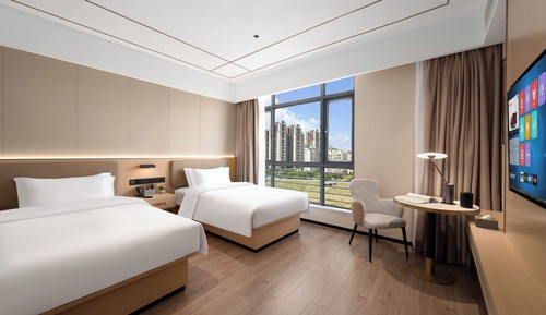 Habitación Business con 2 camas individuales, vistas a la ciudad
