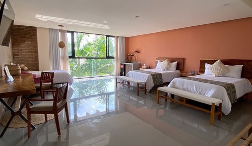 Habitación triple familiar, vistas al mar