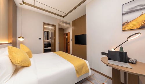 Habitación básica doble, vistas a la ciudad