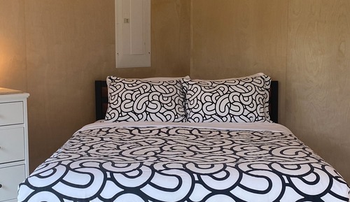 Cabaña clásica, 1 cama de matrimonio, vistas al río