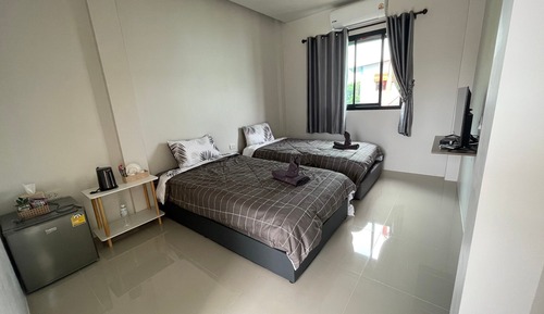 Habitación estándar con 2 camas individuales, vistas al patio