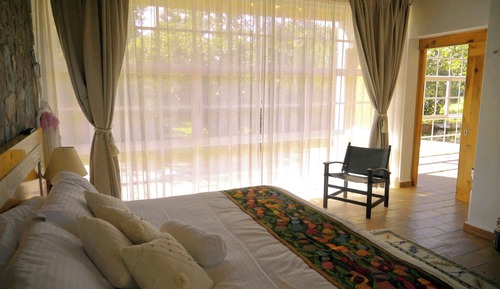 Bungalow, vistas al jardín