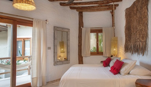 Habitación doble superior de uso individual, 1 cama de matrimonio grande, vistas al jardín