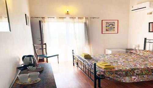 Habitación romántica doble, 1 cama de matrimonio grande, Aire acondicionado, vistas a la bahía