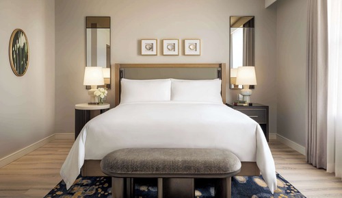 Fairmont, Habitación, 1 cama de matrimonio grande, accesible en silla de ruedas, vistas a la ciudad
