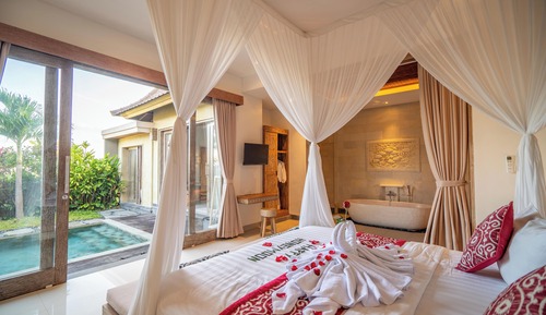 Villa familiar, 2 habitaciones, piscina privada