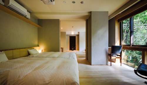 Habitación de lujo con 2 camas individuales