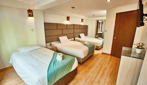 Habitación triple superior, dormitorio mixto, baño privado