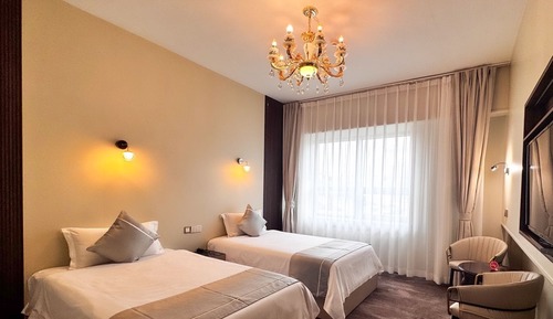 Habitación estándar con 2 camas individuales, vistas a la ciudad