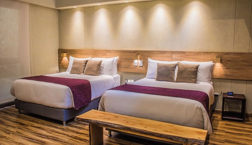 Habitación Premium con 1 cama doble o 2 individuales, 2 camas dobles