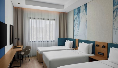 Habitación Premium, 3 camas individuales, no fumadores, vistas a la ciudad