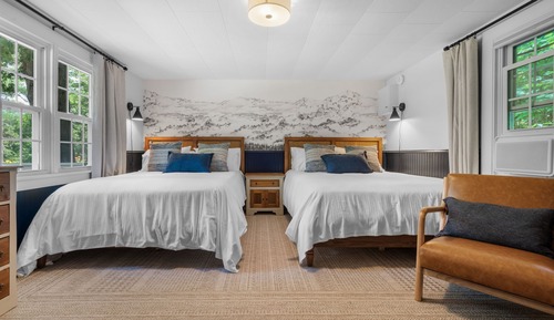 Habitación estándar, 2 camas de matrimonio, no fumadores, balcón