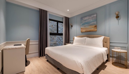 Apartamento superior, varias camas, 2 baños, vistas a la ciudad