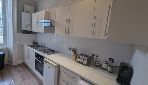 Apartamento superior, 1 cama doble con sofá cama, cocina