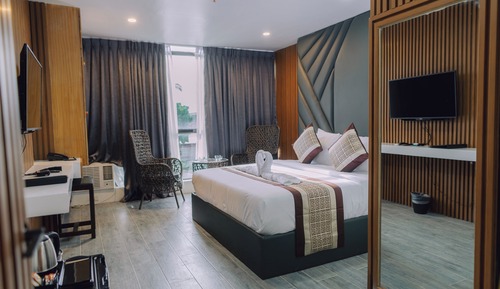 Habitación doble superior, 1 cama de matrimonio grande