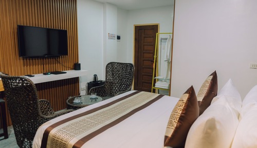 Habitación Deluxe doble, 1 cama de matrimonio grande, no fumadores, baño privado