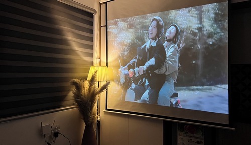 Estudio romántico, vistas a la ciudad