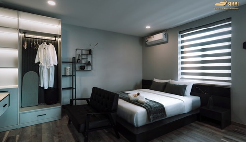 Habitación Deluxe, 1 cama doble, balcón
