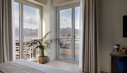 Habitación Grand doble, balcón, vistas al lago