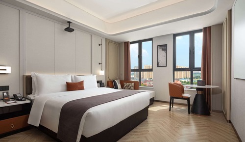 Habitación Deluxe, 1 cama de matrimonio grande, no fumadores, vistas a la ciudad
