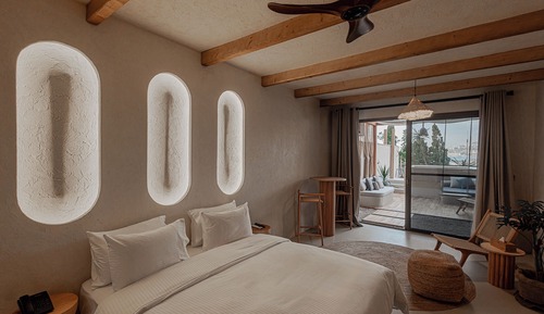 Habitación Elite, bañera de hidromasaje, vistas al mar