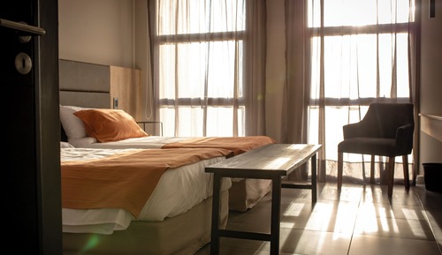 Habitación clásica con 2 camas individuales, vistas al jardín