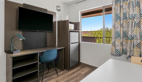 Estudio estándar, 2 camas de matrimonio, no fumadores, cocina básica