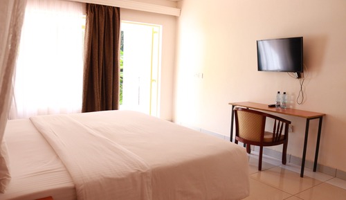 Habitación doble superior, balcón, vistas al jardín