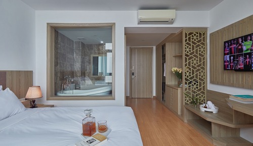 Habitación Deluxe, 1 cama doble, bañera, vistas a la montaña