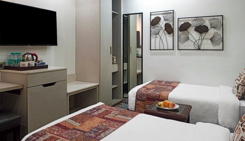 Habitación clásica con 2 camas individuales
