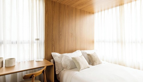 Estudio superior, 1 cama doble, baño privado