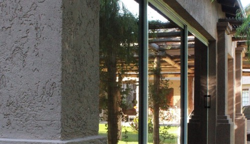 Cabaña familiar, 1 habitación, patio, vistas a la laguna