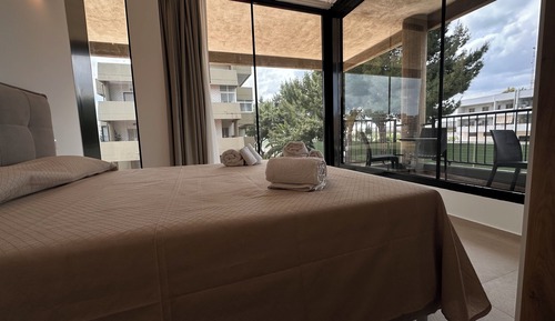 Apartamento Deluxe, 1 cama de matrimonio con sofá cama, vistas al jardín, en la zona del jardín