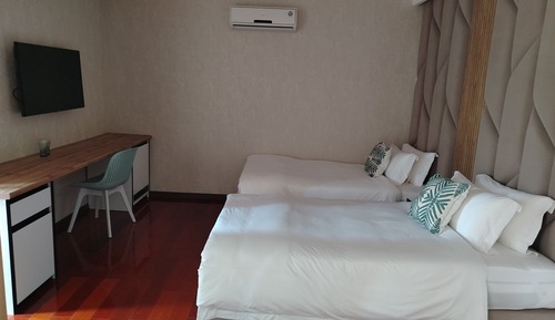 Habitación estándar con 1 cama doble o 2 individuales, vistas a la ciudad