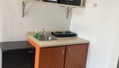 Estudio, vistas al jardín