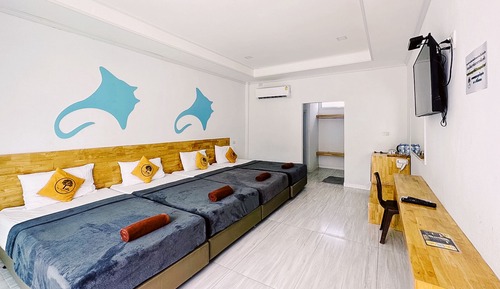 Habitación Deluxe con 2 camas individuales, vistas al jardín