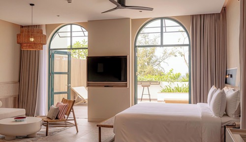 Suite estudio, terraza, vistas al mar
