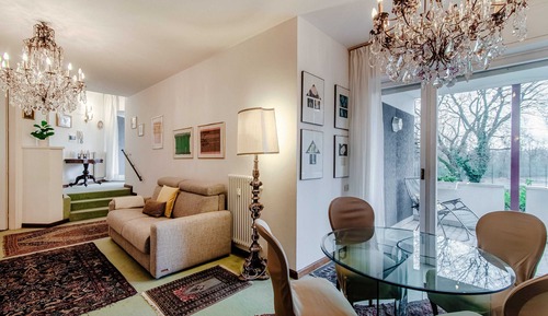 Apartamento, balcón, vistas al jardín