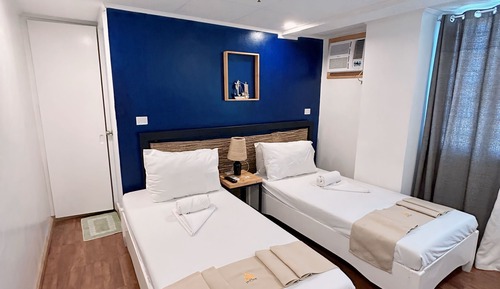 Habitación con 1 cama doble o 2 individuales