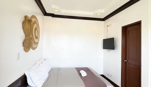 Habitación Deluxe, 1 cama de matrimonio, patio, vistas al mar