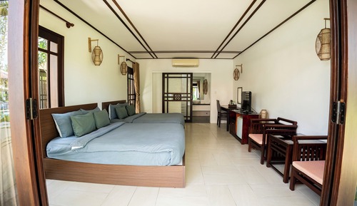 Habitación Premium, 2 camas dobles, vistas al río