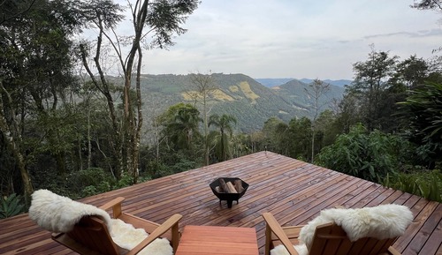 Cabaña clásica, vistas a la montaña