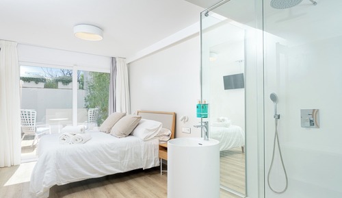 Habitación doble, terraza