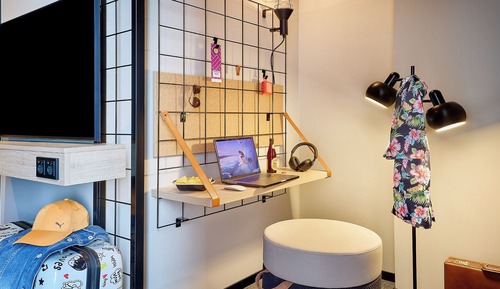 Habitación estándar, 1 cama de matrimonio, vistas a la ciudad