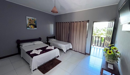 Habitación estándar con 1 cama doble o 2 individuales, vistas al mar