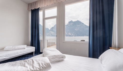 Habitación familiar, vistas al lago