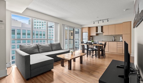 Apartamento Confort, cocina, vistas a la ciudad