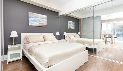 Apartamento Deluxe, cocina, vistas a la ciudad