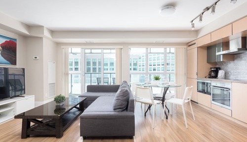 Apartamento Confort, cocina, vistas a la ciudad